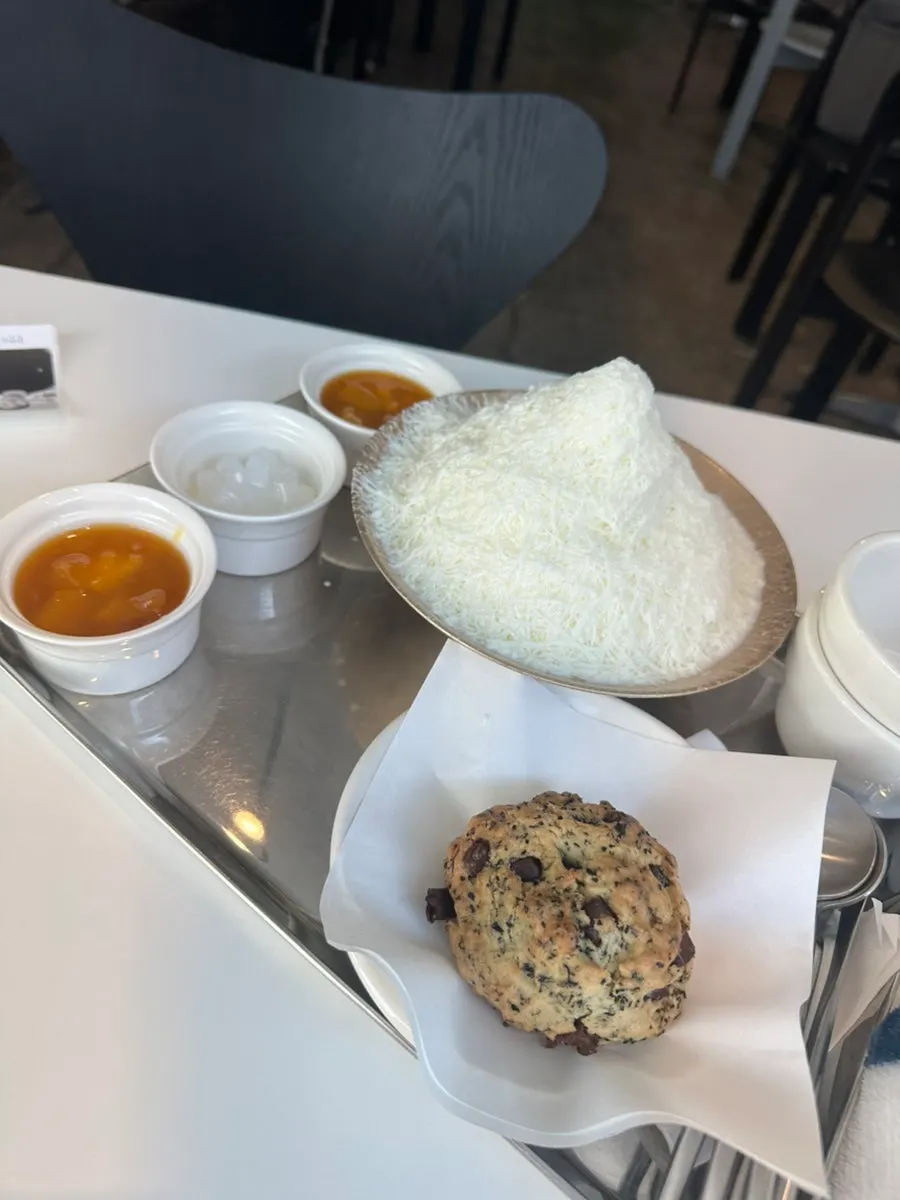 원즈커피 망고빙수 비주얼