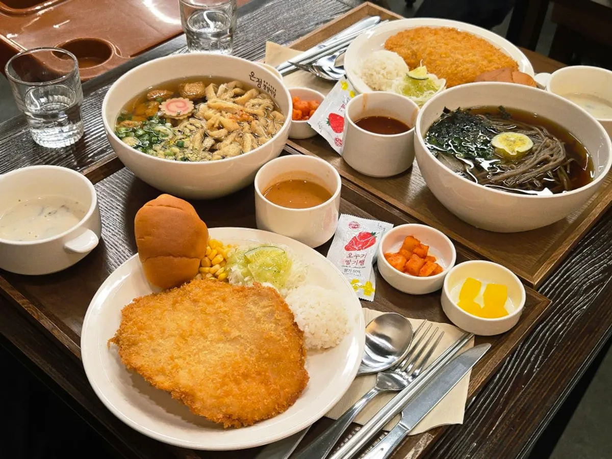 효창공원앞역 온정경양식당 용산점 돈까스 상차림