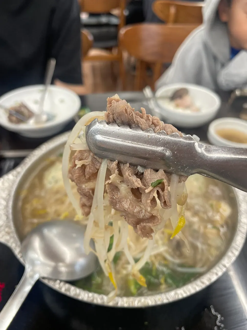 남은 육수로 만든 촉촉한 죽