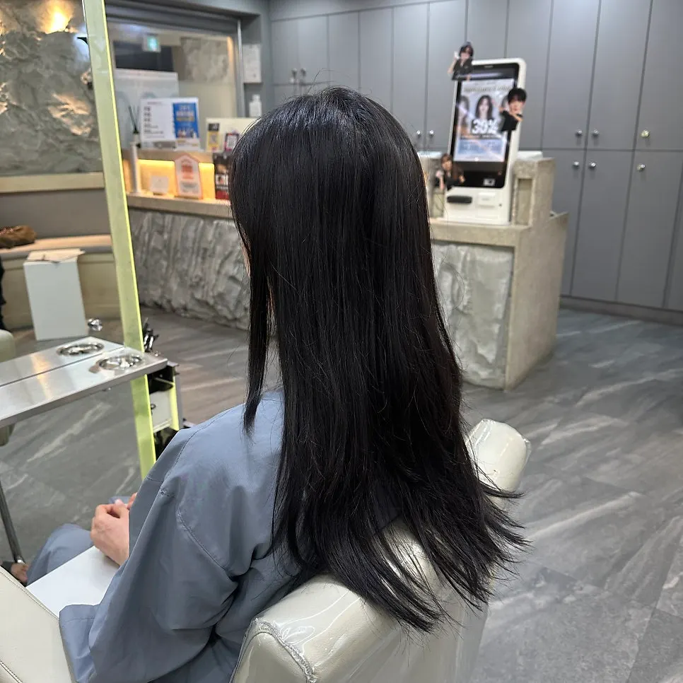 건조한 모발 끝부분