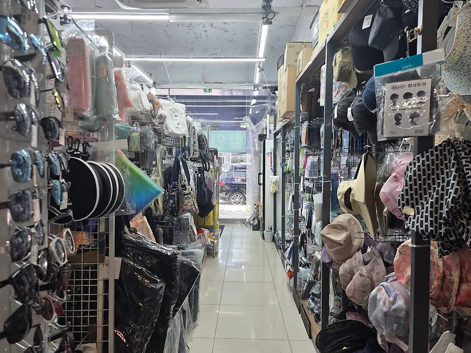 Wall display of tools and hardware at On Saenghwal