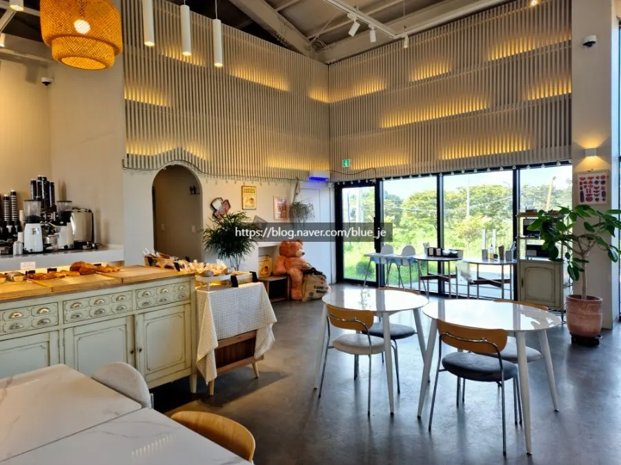 Interior of On the Rail with generously spaced tables