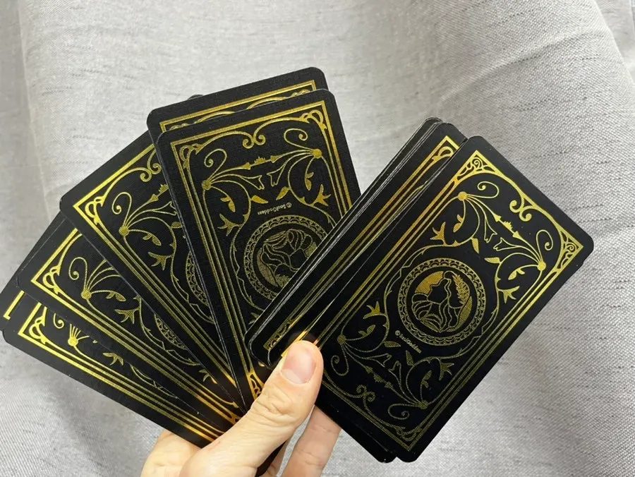 Preparing for the day with a tarot reading