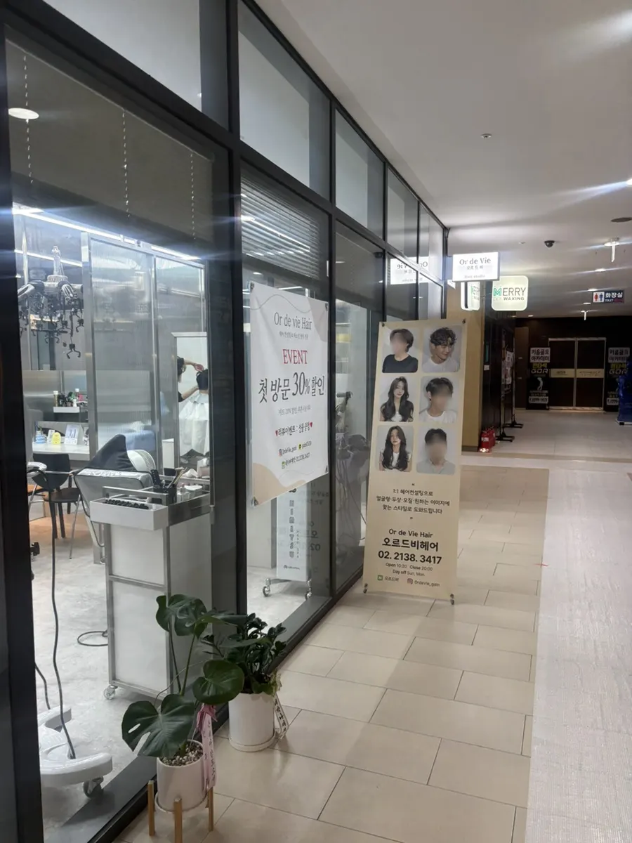 잦은 염색으로 푸석해진 긴머리 상태
