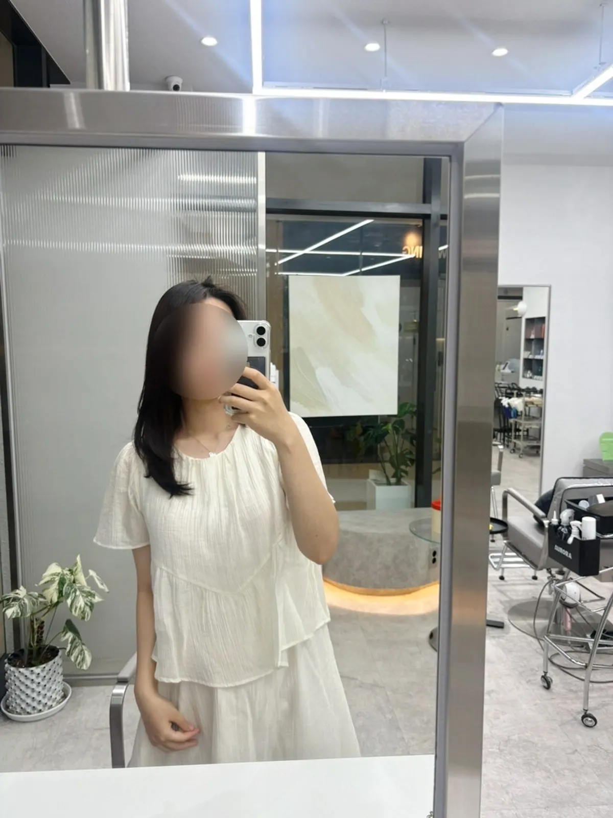 단백질 영양 케어를 받는 모발