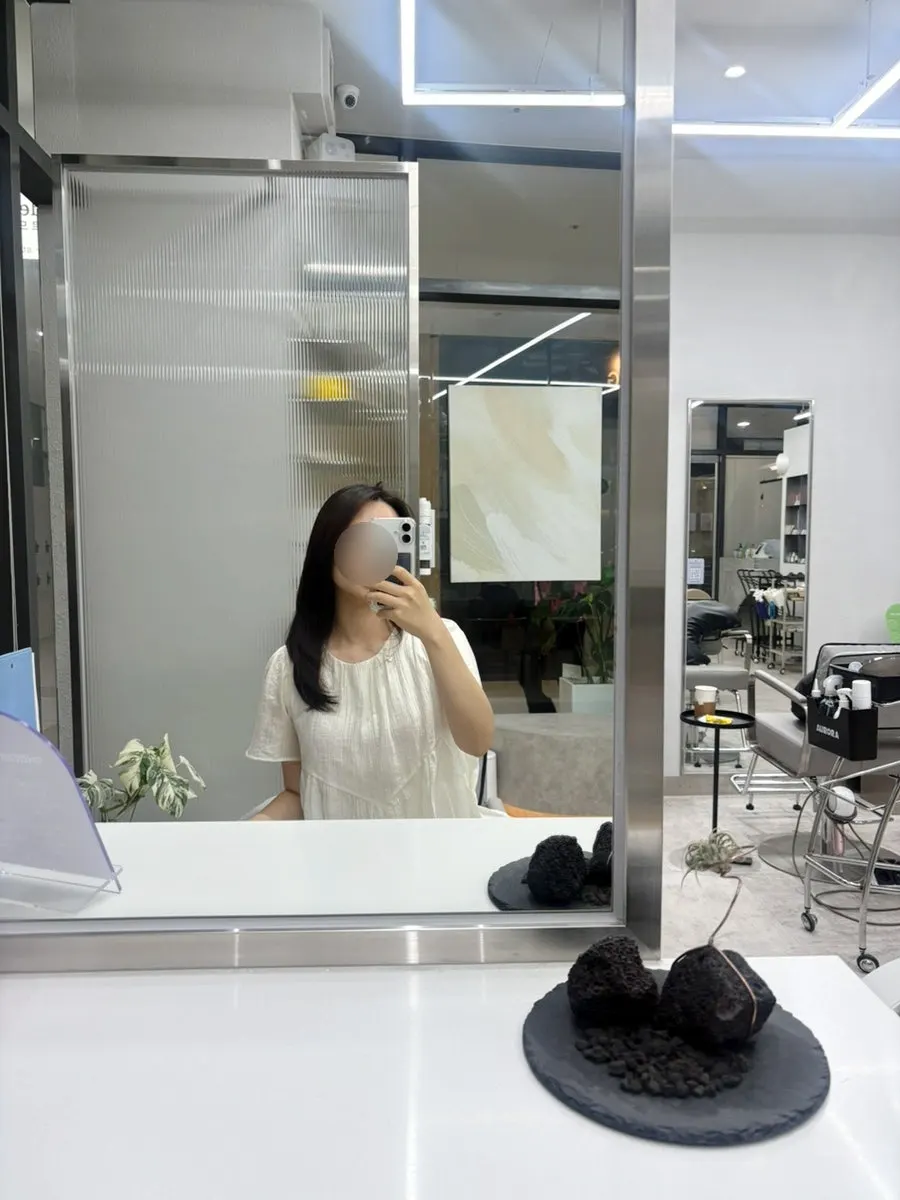 큐티클 코팅 마무리 단계