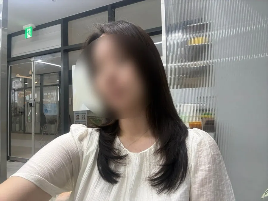 엔젤링이 생긴 클리닉 후 모발
