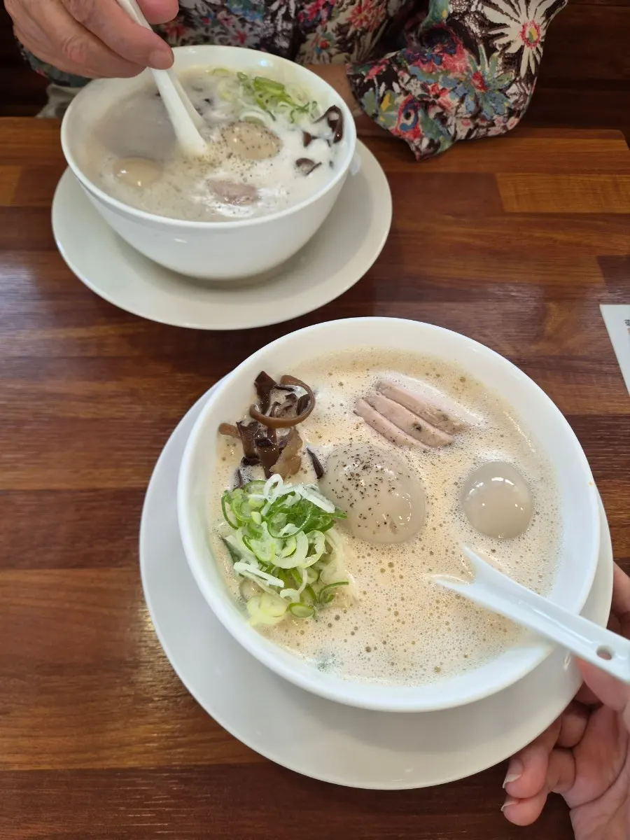 진한 닭육수 토리빠이탄 한 그릇