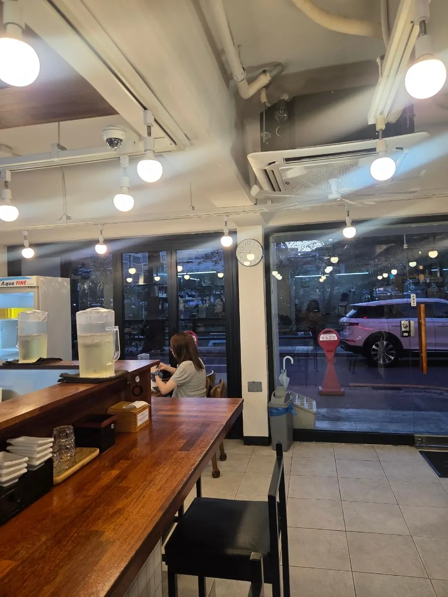 Kiosk order screen at Oreno Ramen Eunpyeong