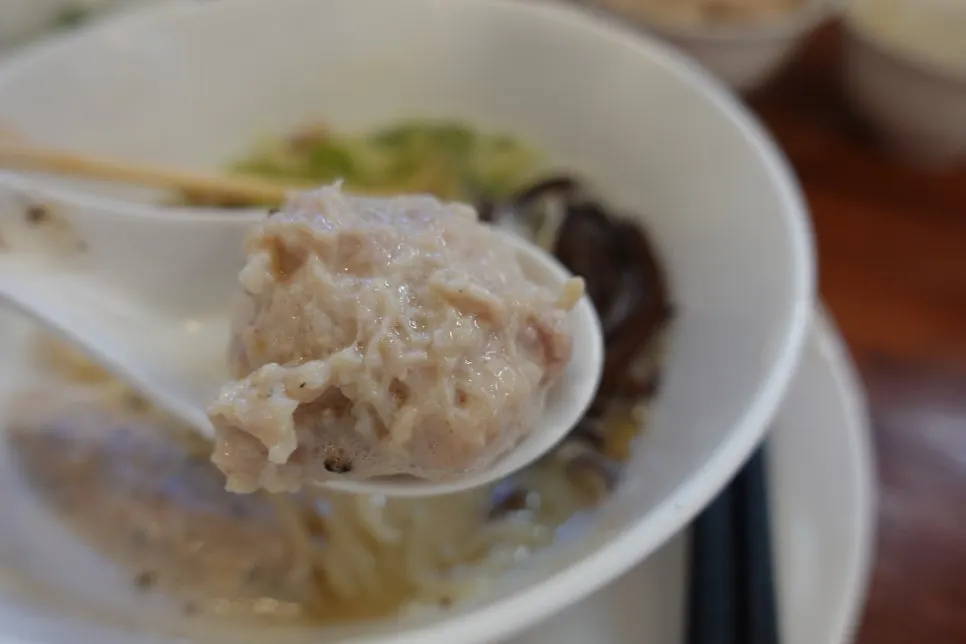Tsukune chashu made from minced chicken formed into meatballs