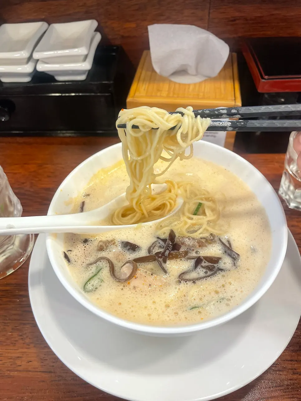 First shot on arrival at Oreno Ramen Eunpyeong