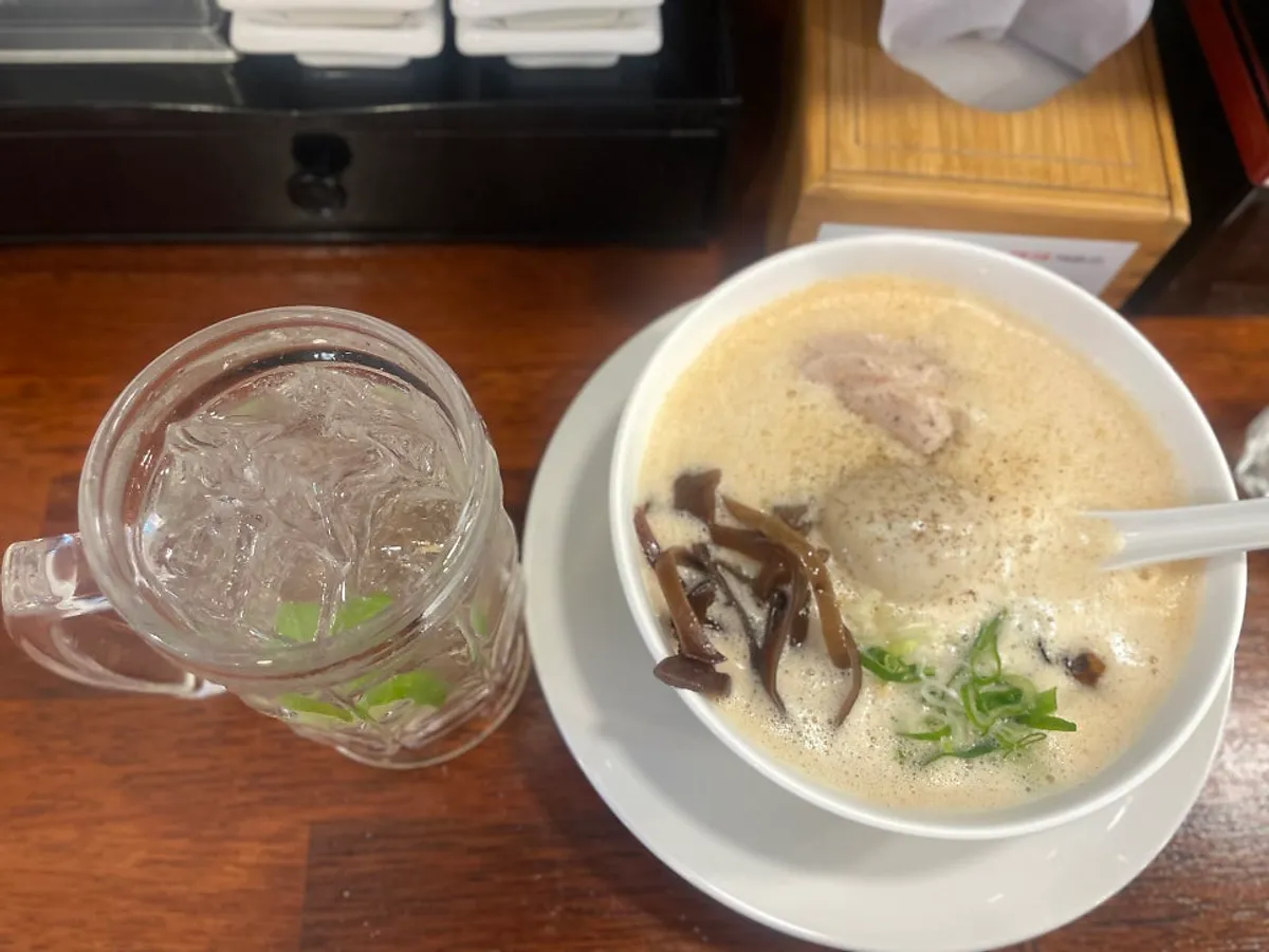 Oreno Ramen's tori paitan topped with chicken