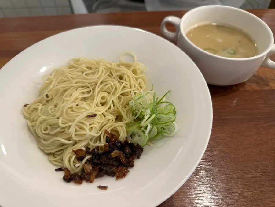 Free extra noodles and broth added to the ramen