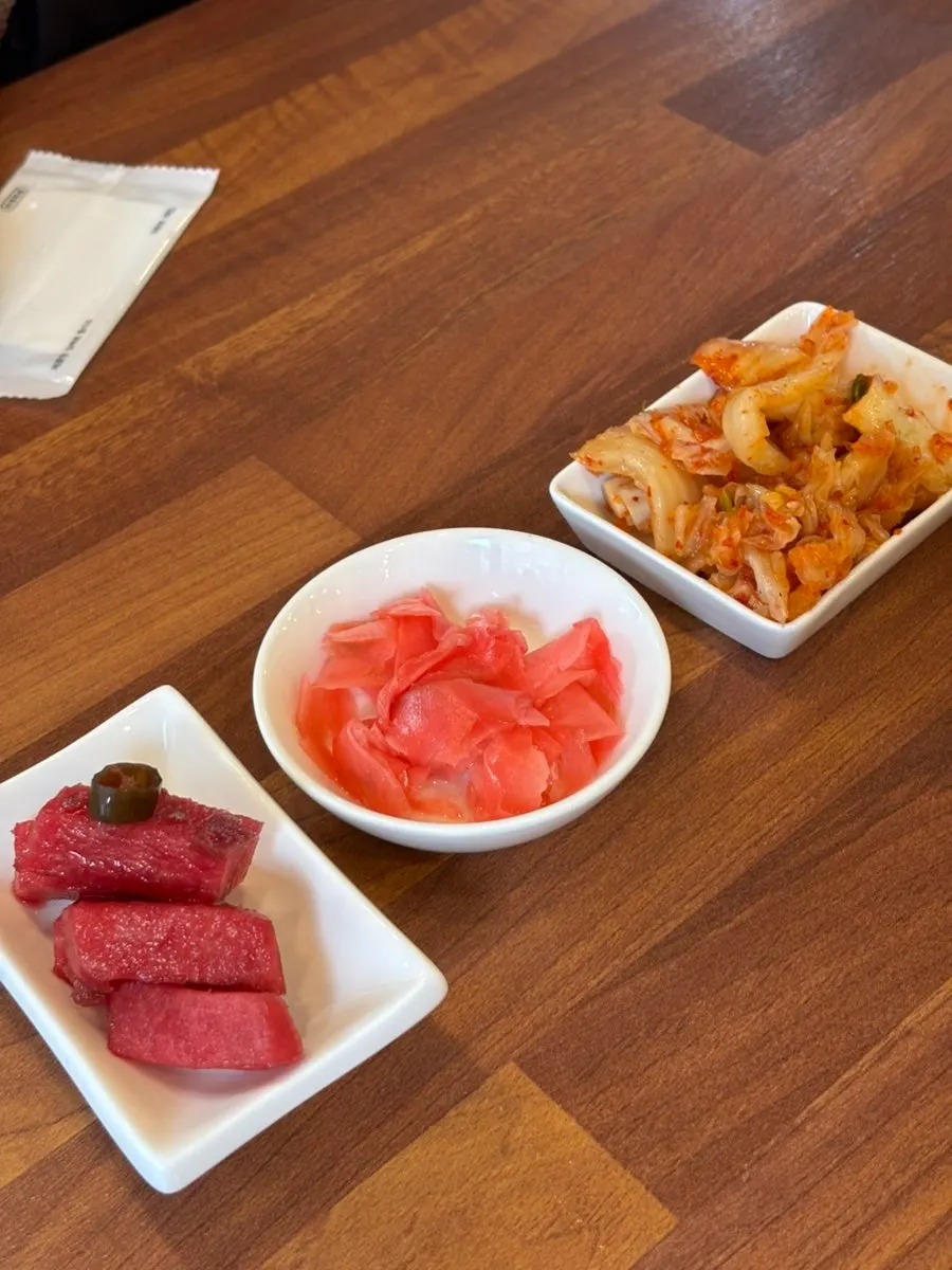 면과 밥, 육수 리필 안내