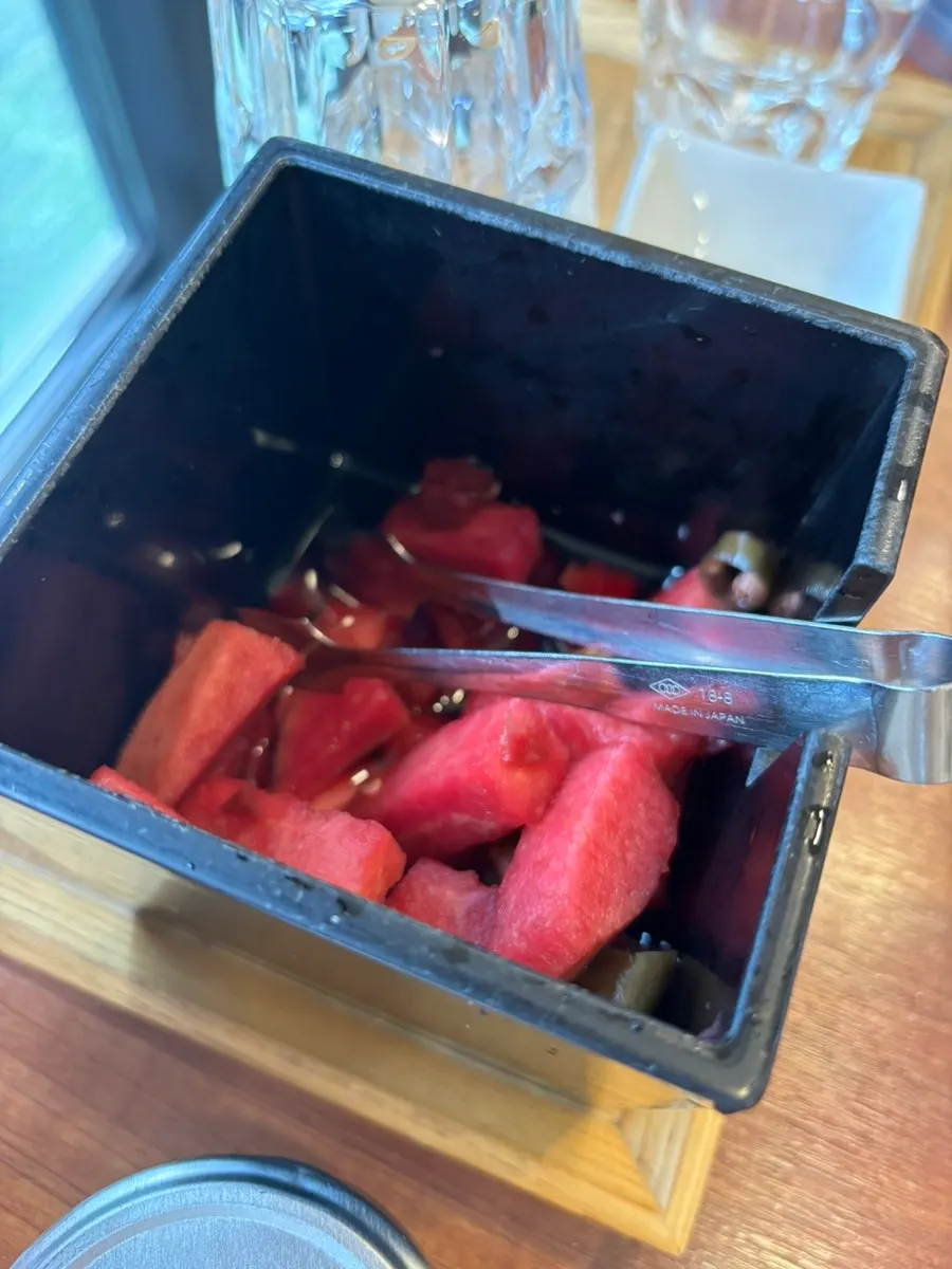 오레노라멘 강남점 반찬 코너
