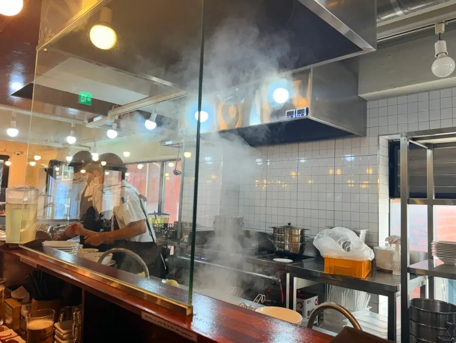 Interior of Oreno Ramen Gangnam