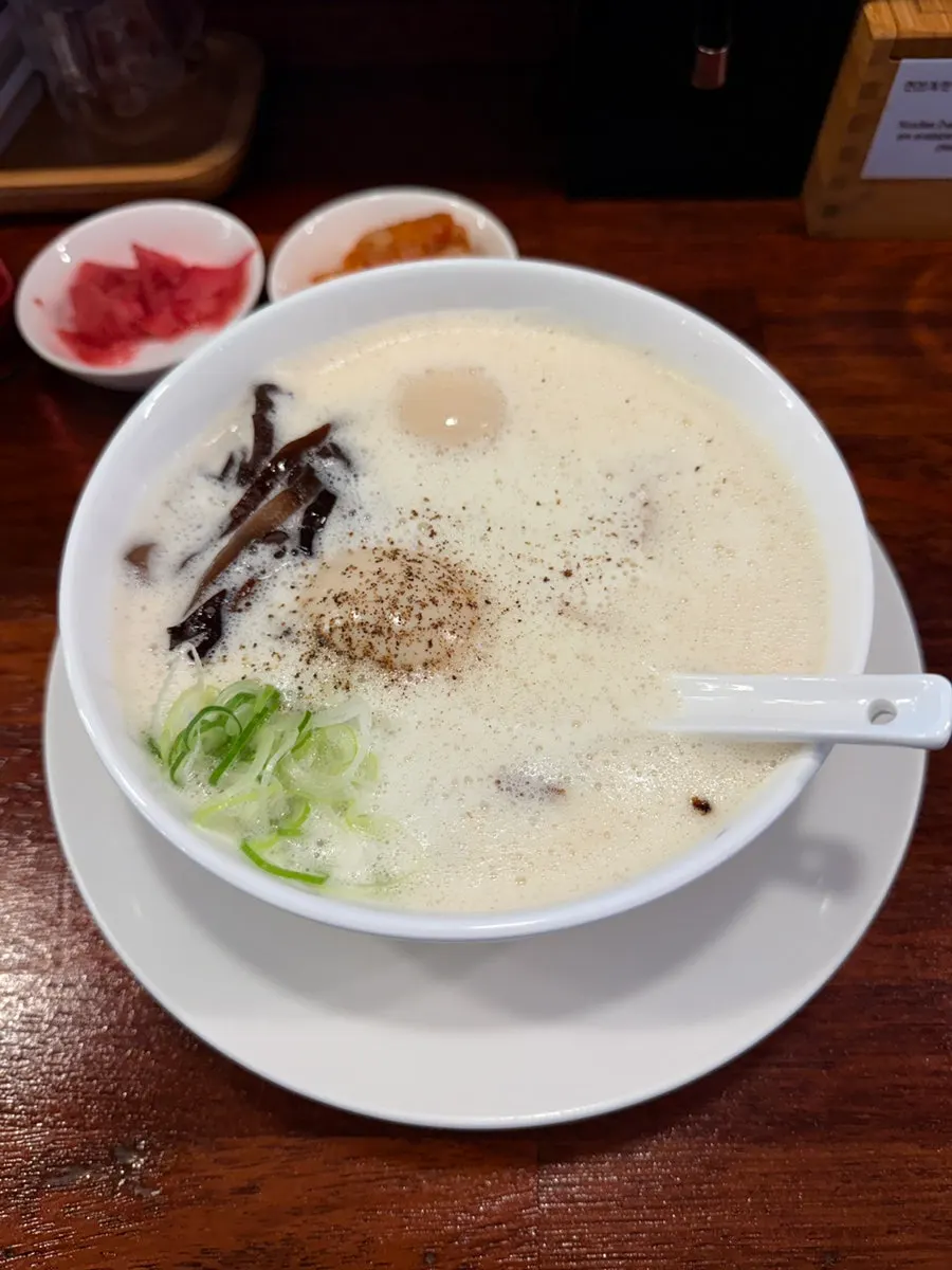 Menu listing tori paitan and kara paitan
