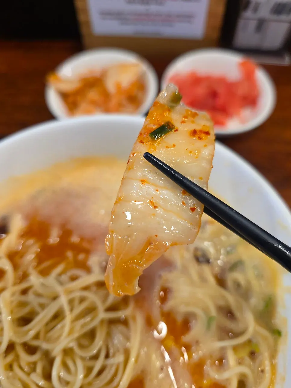 Mixed tsukune with shredded green onion mentaiko mayo and cheese pepper