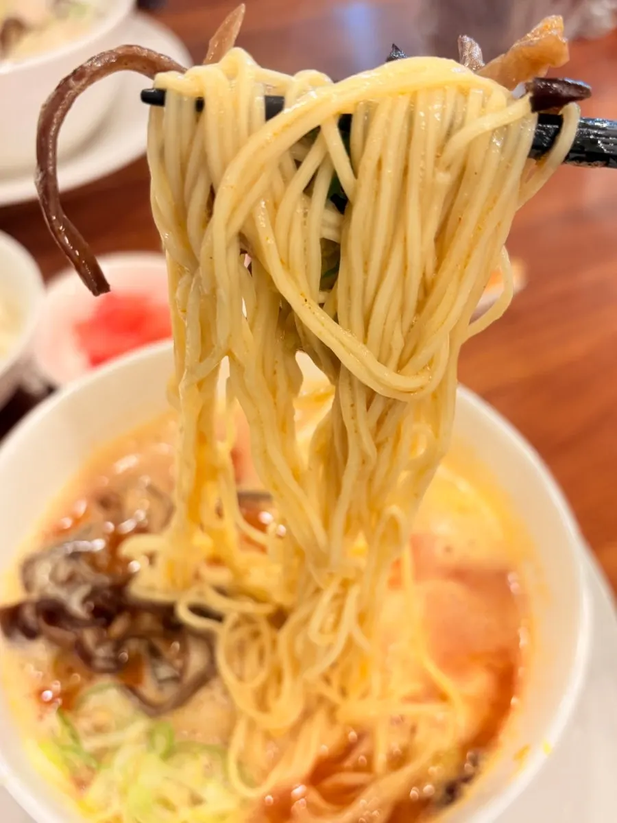 카라빠이탄 면과 매운 육수