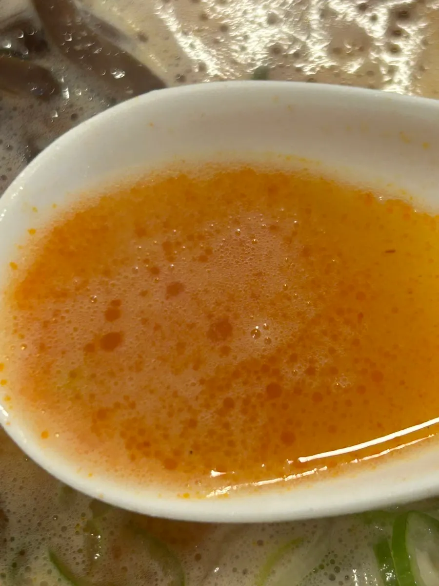 Thick-cut chicken breast in the kara paitan ramen