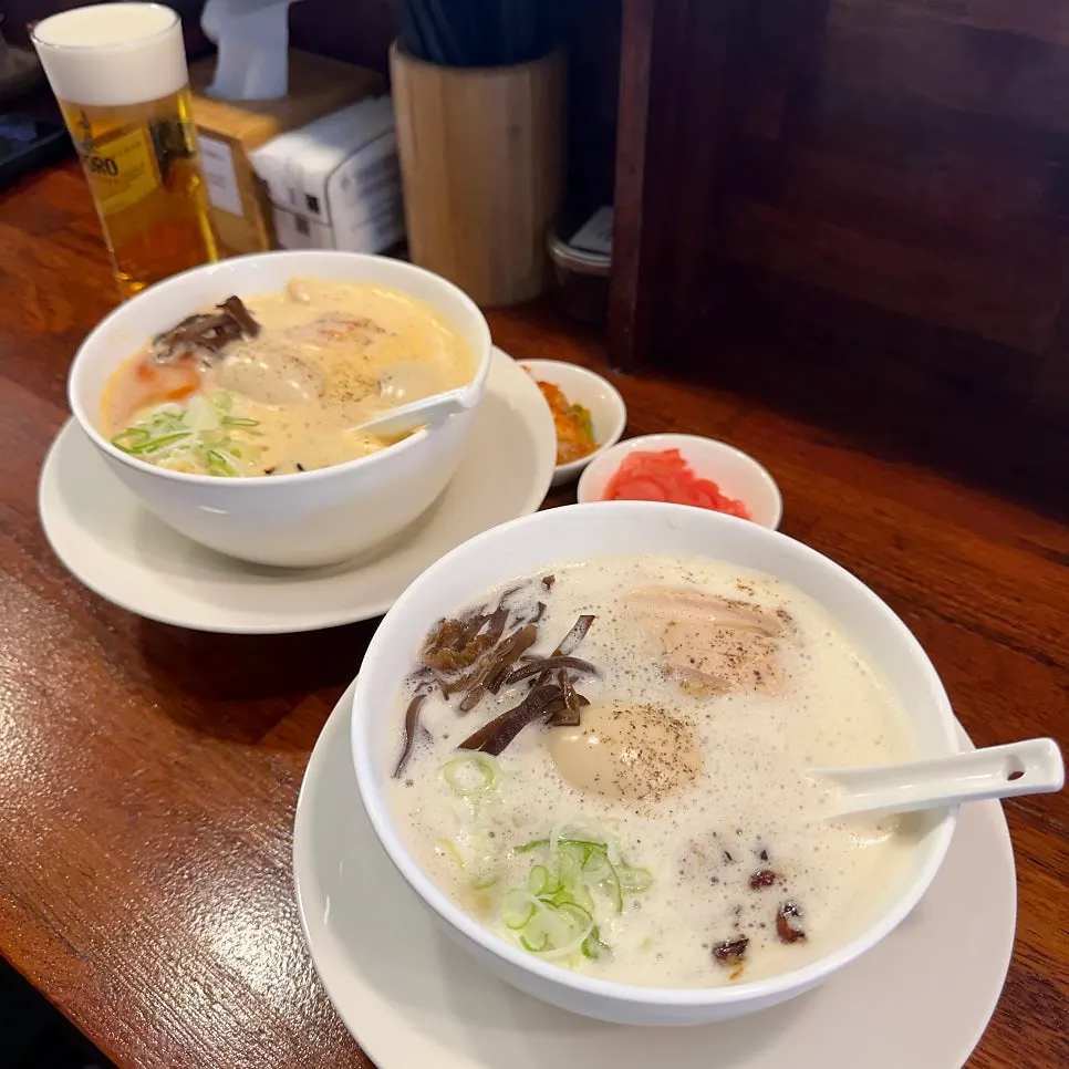 The kiosk at the entrance of Oreno Ramen Gangnam