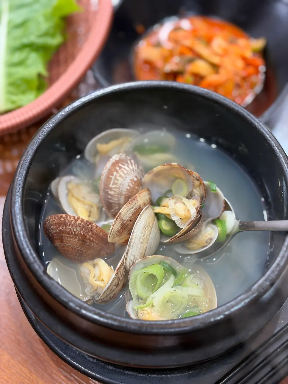 Soft steamed egg side dish