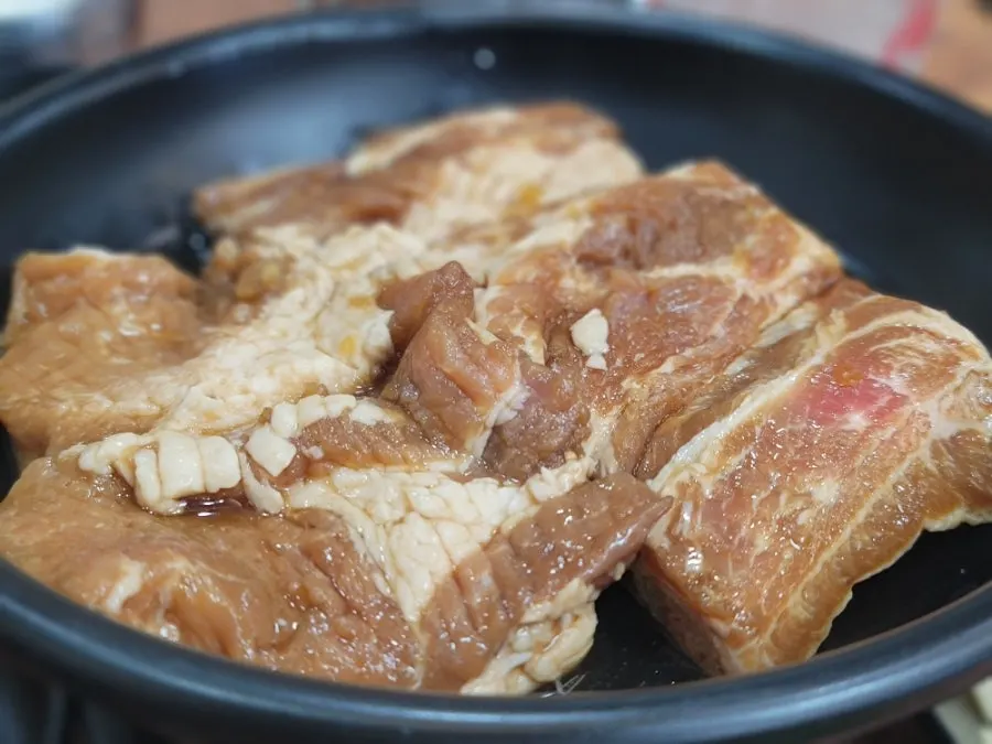 추가 주문한 양념갈비 1인분