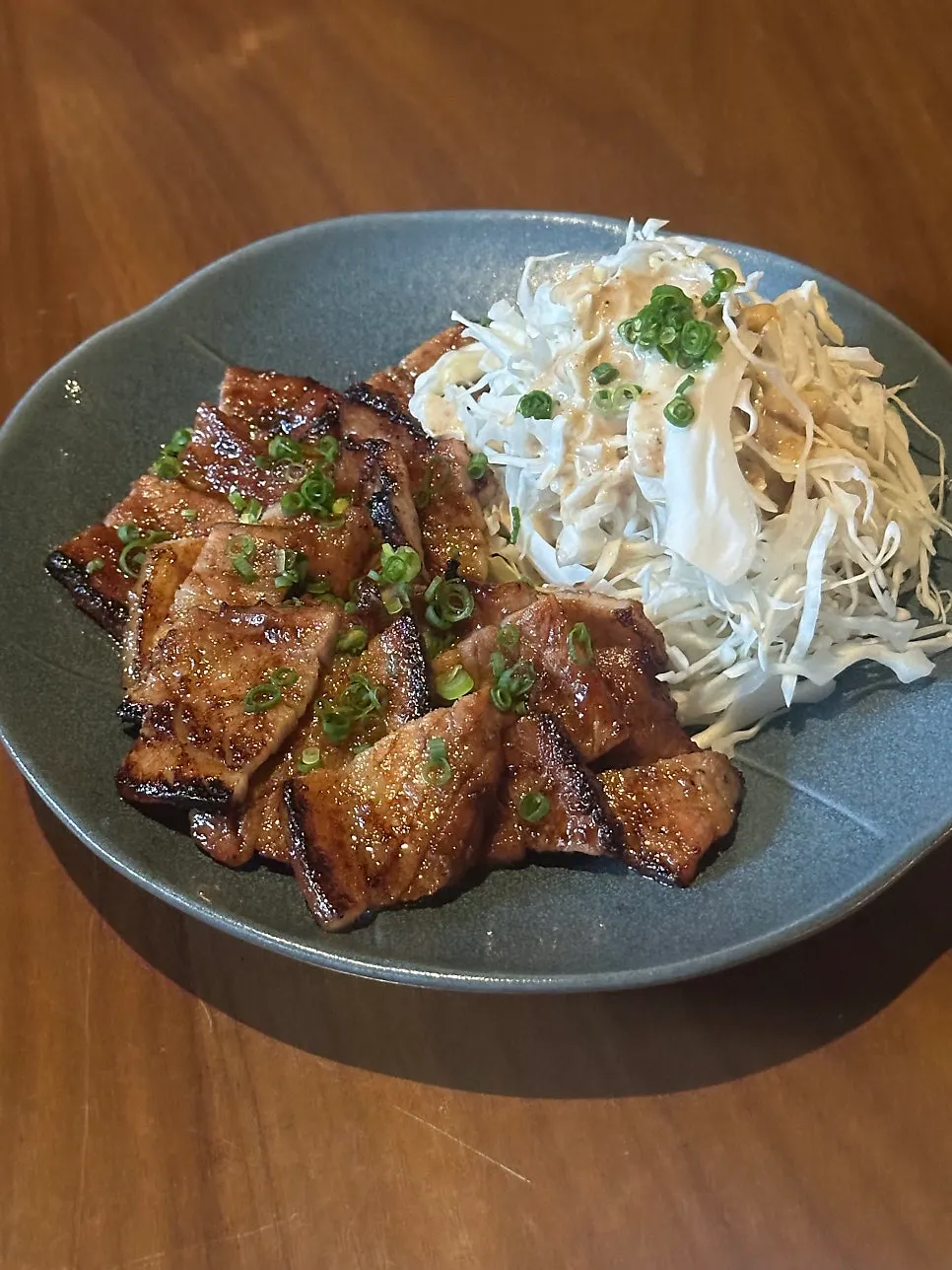 Pork charcoal grill coated in special sauce