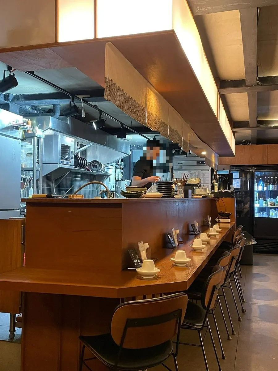View of the bar table area inside Orot Silbi