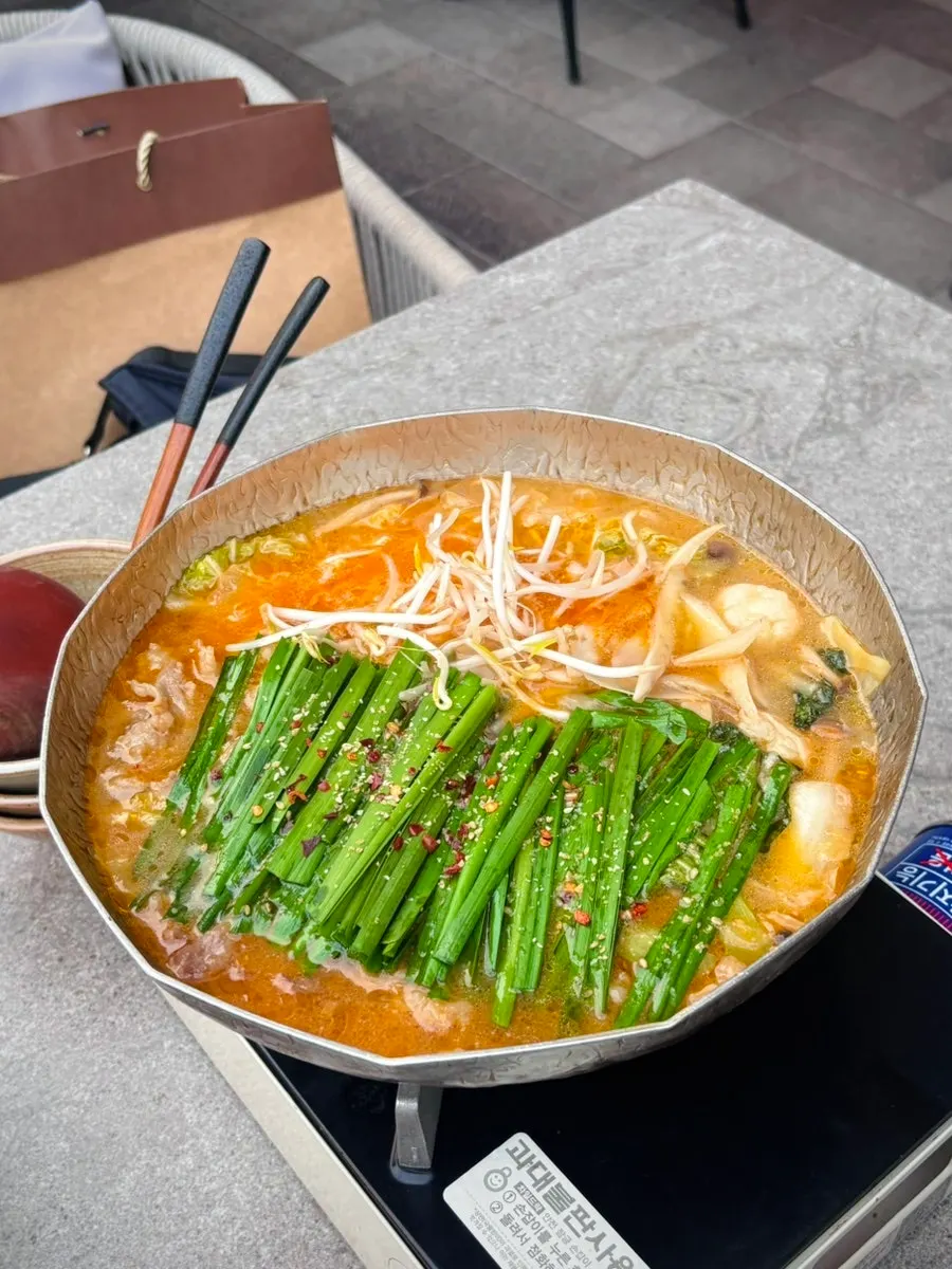 오사 청담 테라스 테이블 상차림