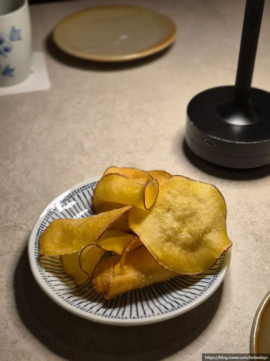 오사 한남 기본 안주 고구마칩
