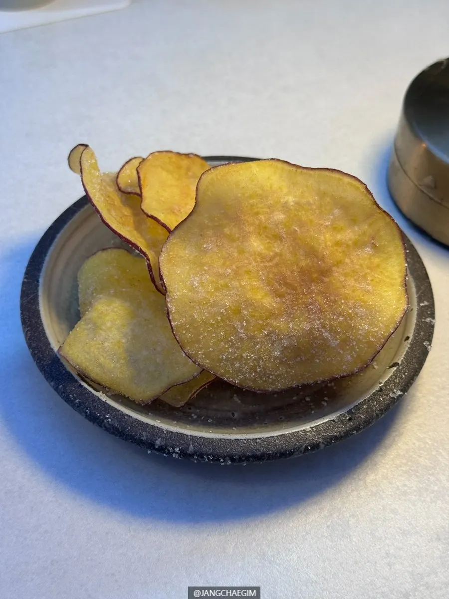 OSA Hannam table setting with starter snack