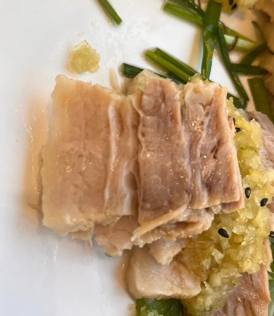 Ossamgak's bossam made with pork belly