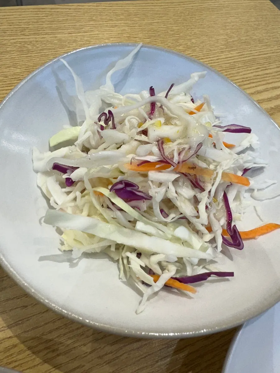Plate of red-sauced stir-fried squid