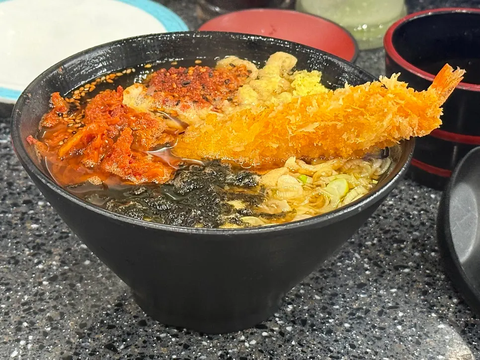 Side dishes ordered along with the sushi
