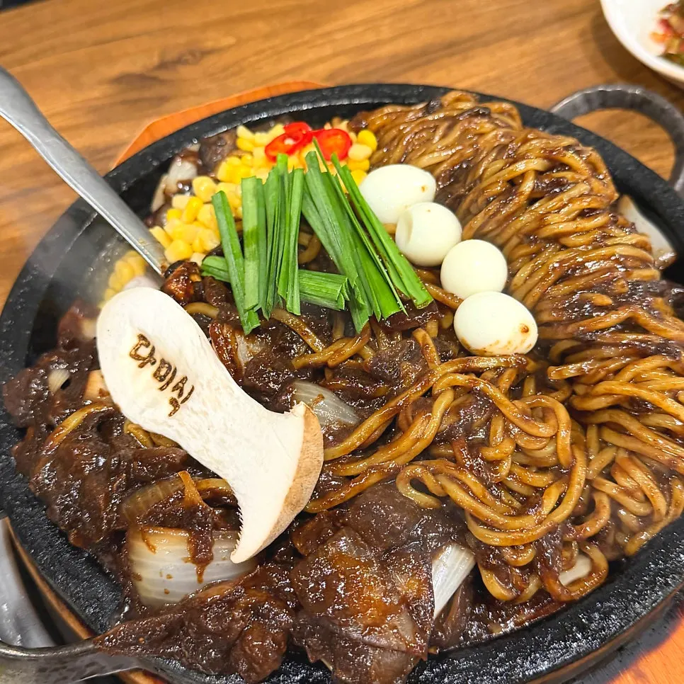 Self-serve fried egg at Dami Sik