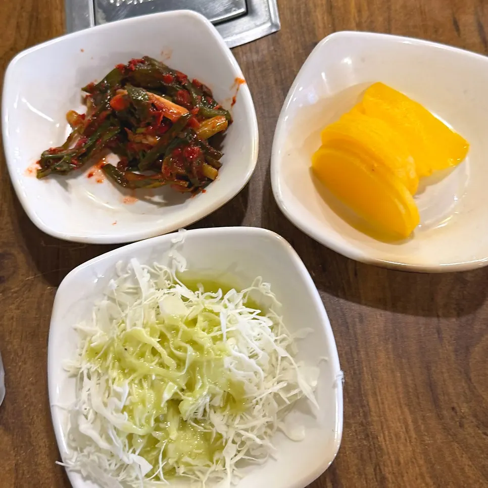Self-serve fried egg at Dami Sik