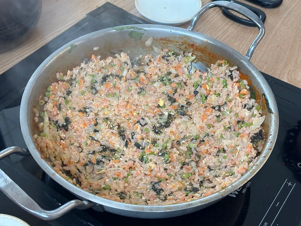 Bangatgan Cham fried rice as the finishing course