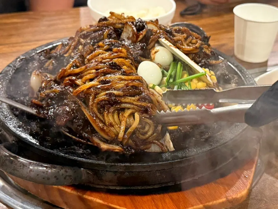 가스버너로 직접 구운 계란후라이
