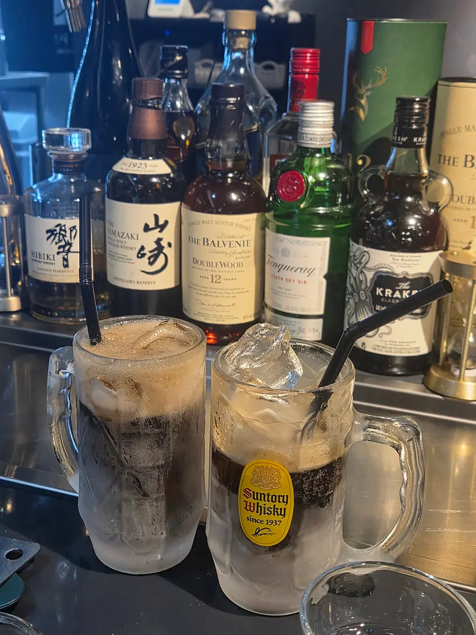 Zero-sugar cola ordered alongside the teppan dishes