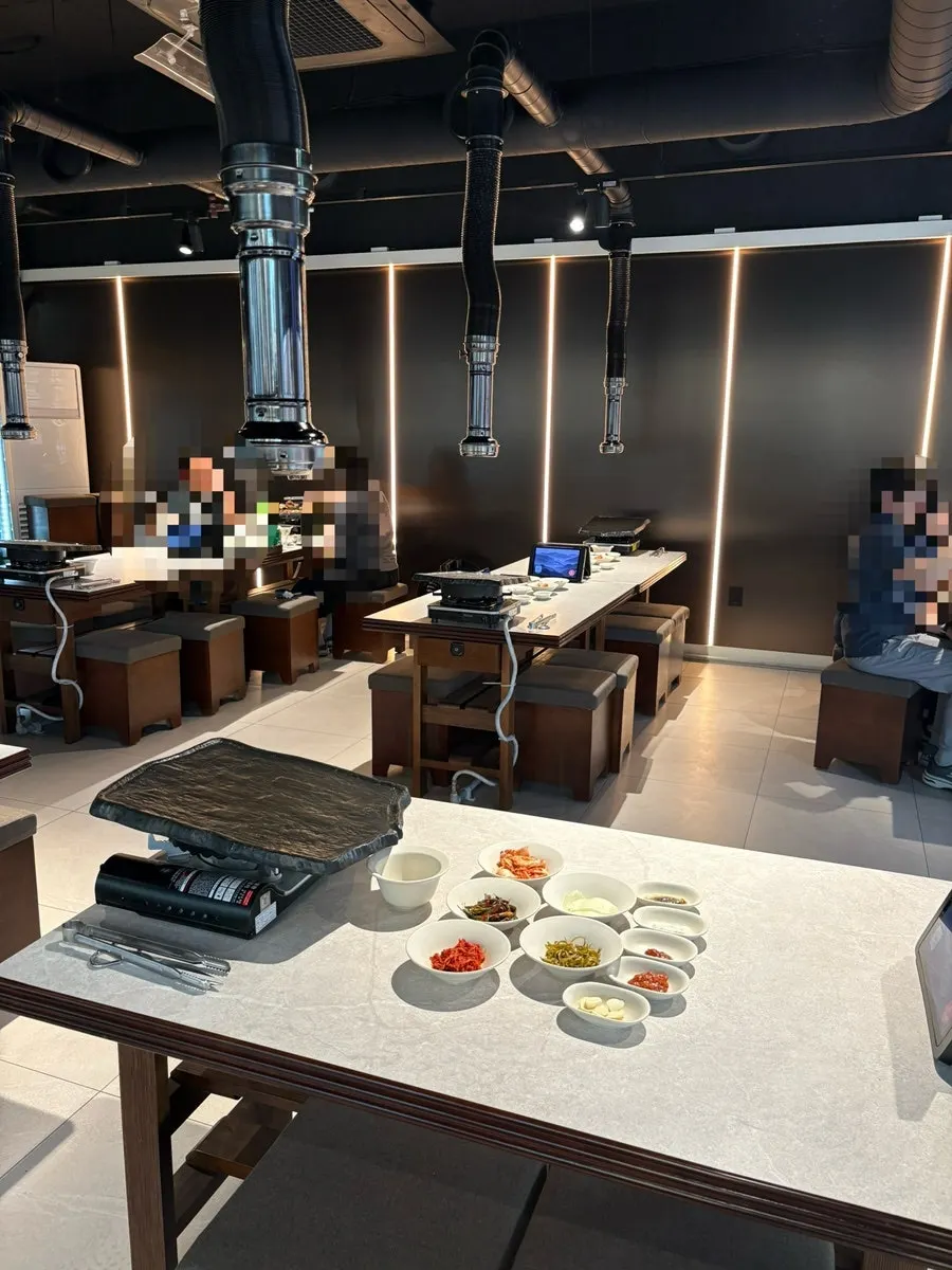 Upscale-feeling interior seating at Risan