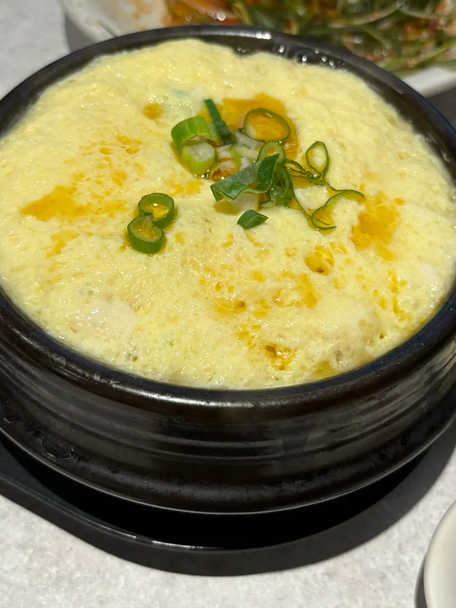 Complimentary spicy doenjang jjigae