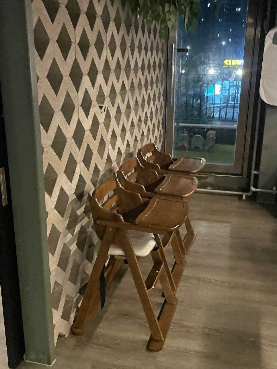 Private room seating area for group dinners