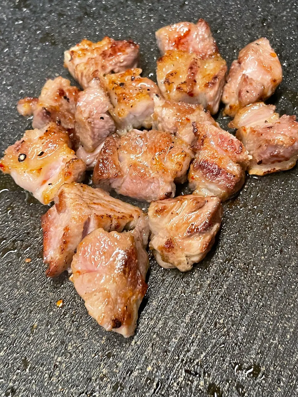 Grill with the additional order of meat