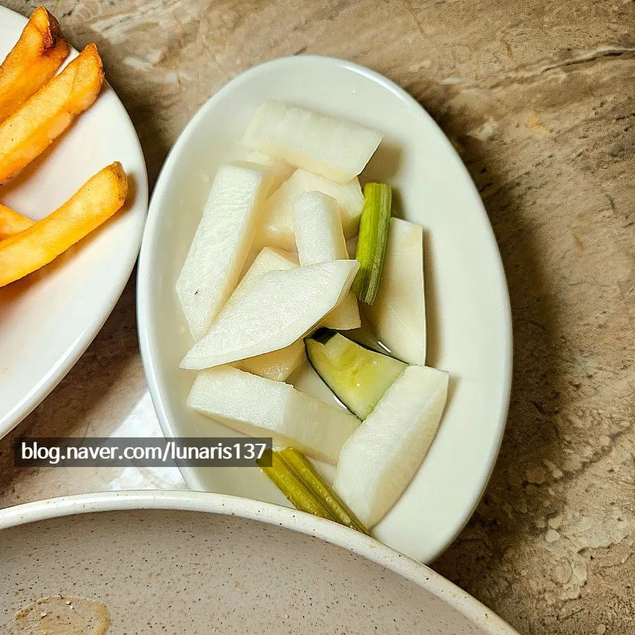 Pickles served as a starter