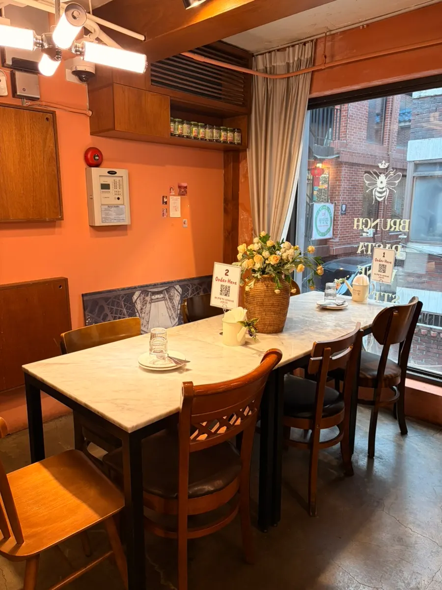 Interior view of Hôtel de Couture, a converted house
