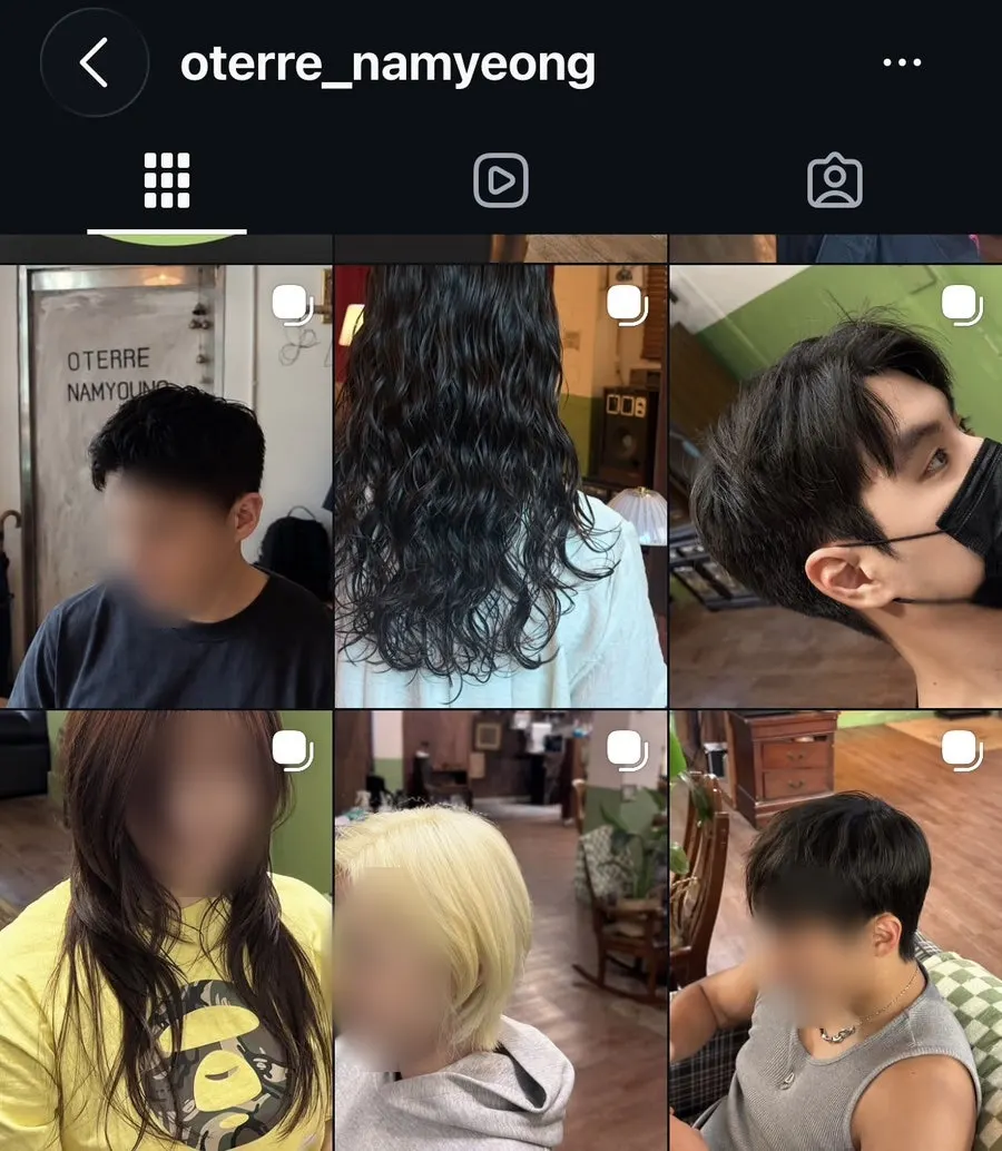 오테르 남영 참고한 남자 헤어스타일 이미지