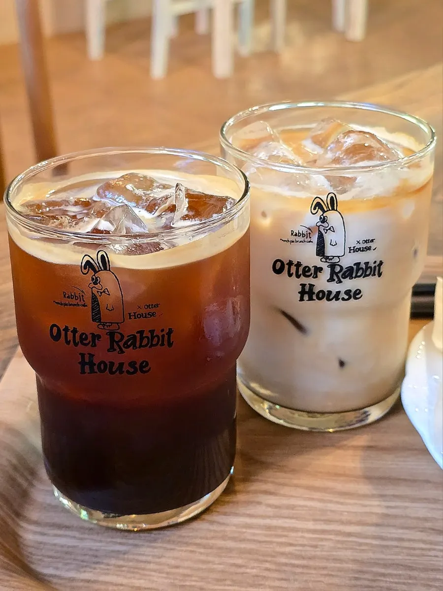 Iced americano at Otter Rabbit House