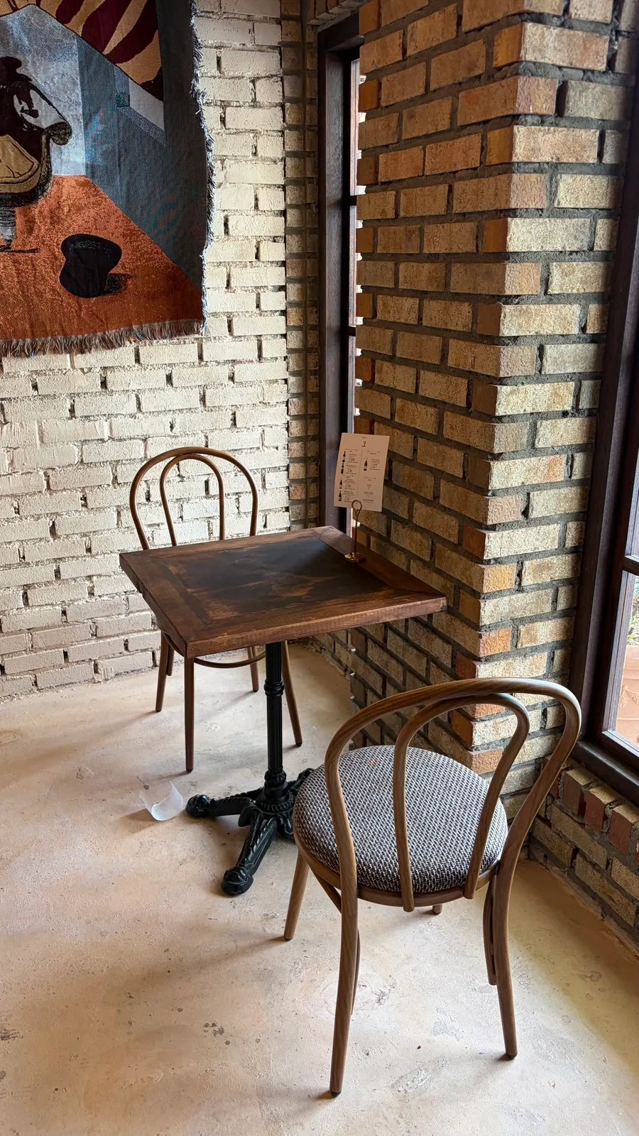 Antique-style café interior