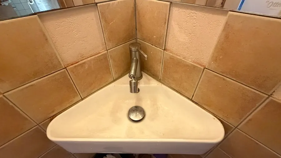 Neatly kept restroom inside the café